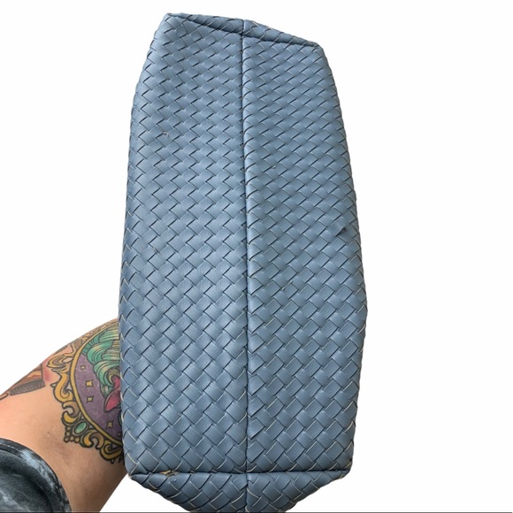 Lulu Dharma Napa Vegan Leather Hand Woven Tote Bag - Picture 7 of 7